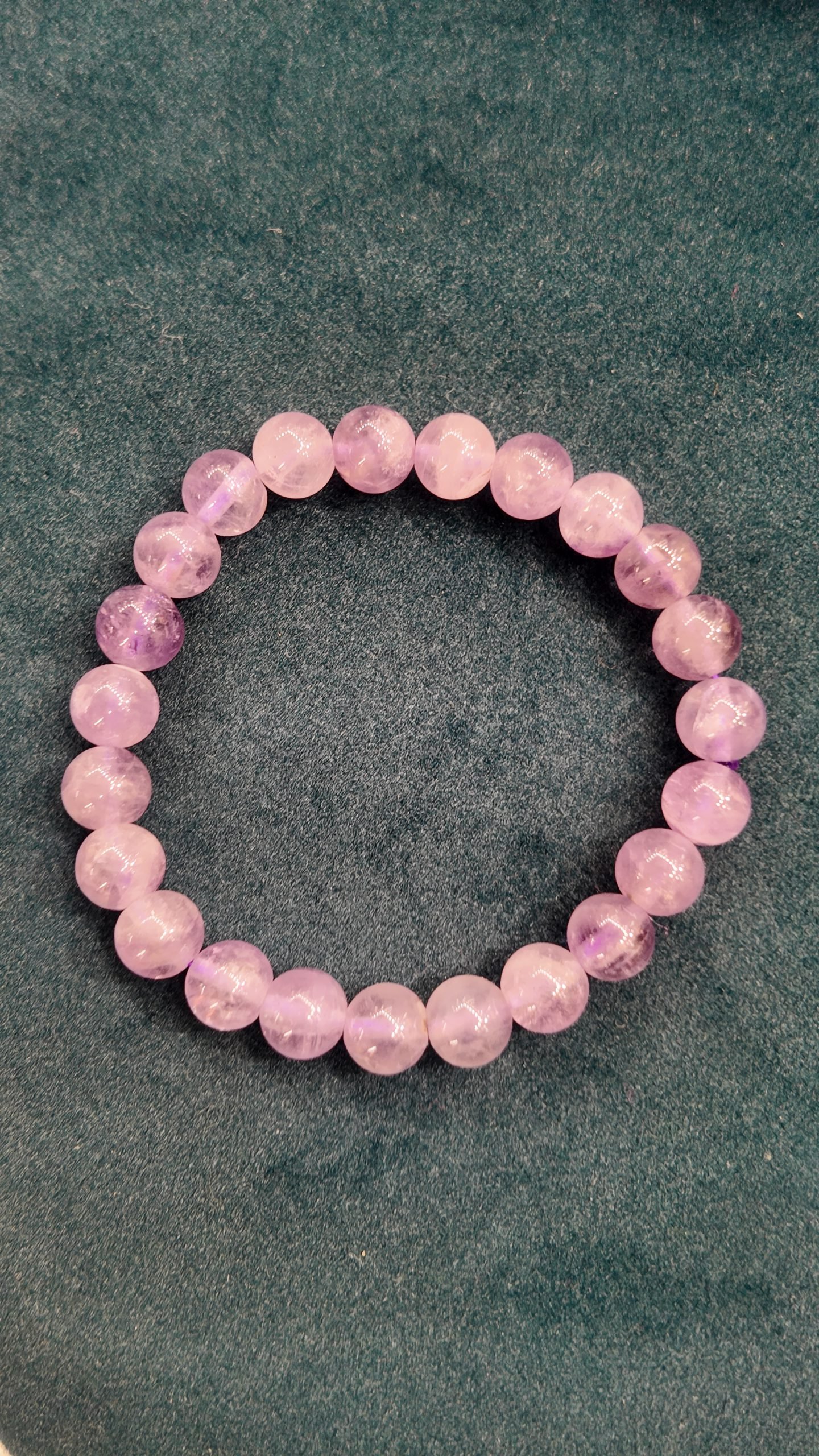 Natural Rose Quartz Bracelet – 8mm - Image 2
