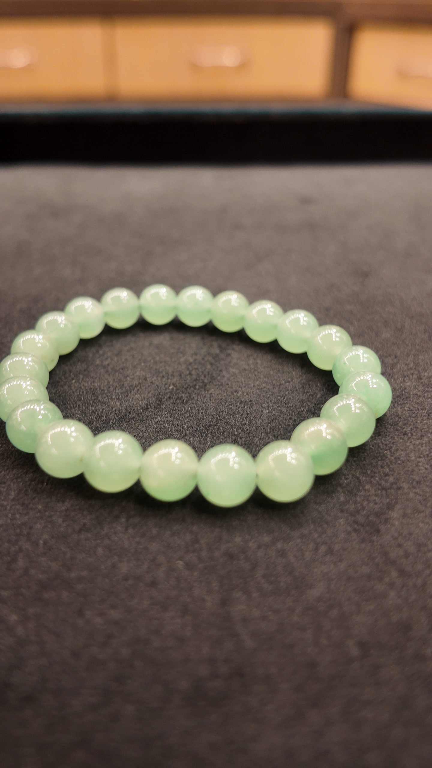 Natural Yellow Citrine Beaded Stretch Bracelet – Unisex - Image 4