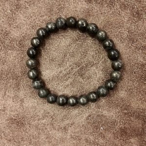 Natural AAA+ Raw Pyrite Stretchable Bracelet – Wealth & Luck