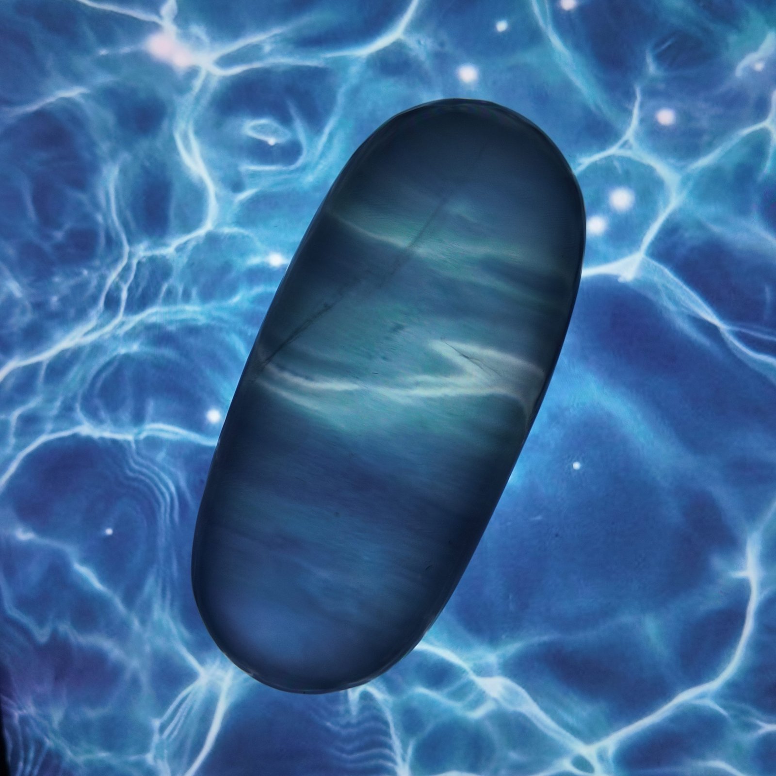 Natural Blue Moonstone Gemstone - Image 2