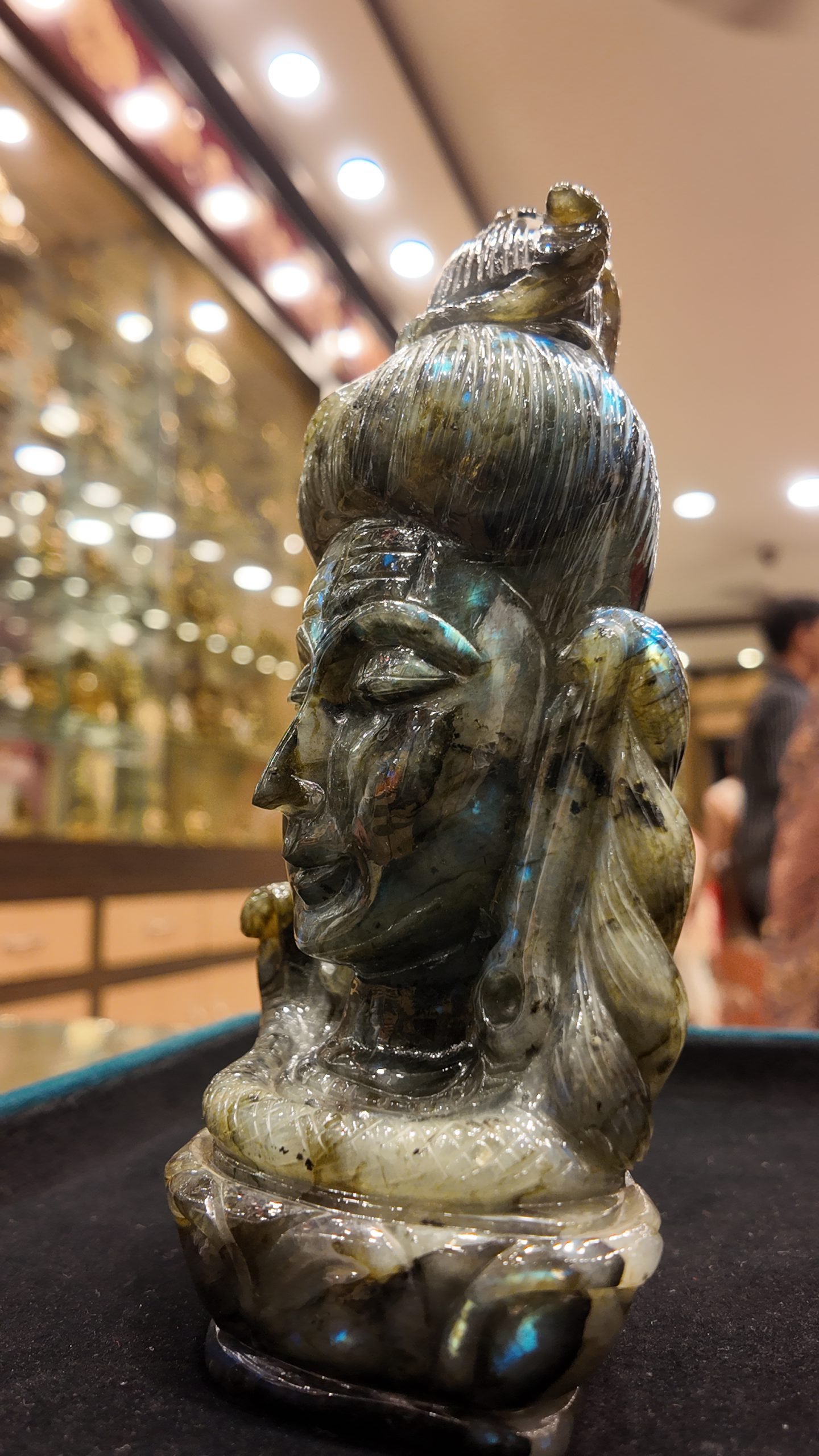 Lord Shiva Gemstone Statue - Image 3