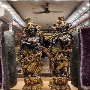 Radha Krishna Superfine Brass Statue