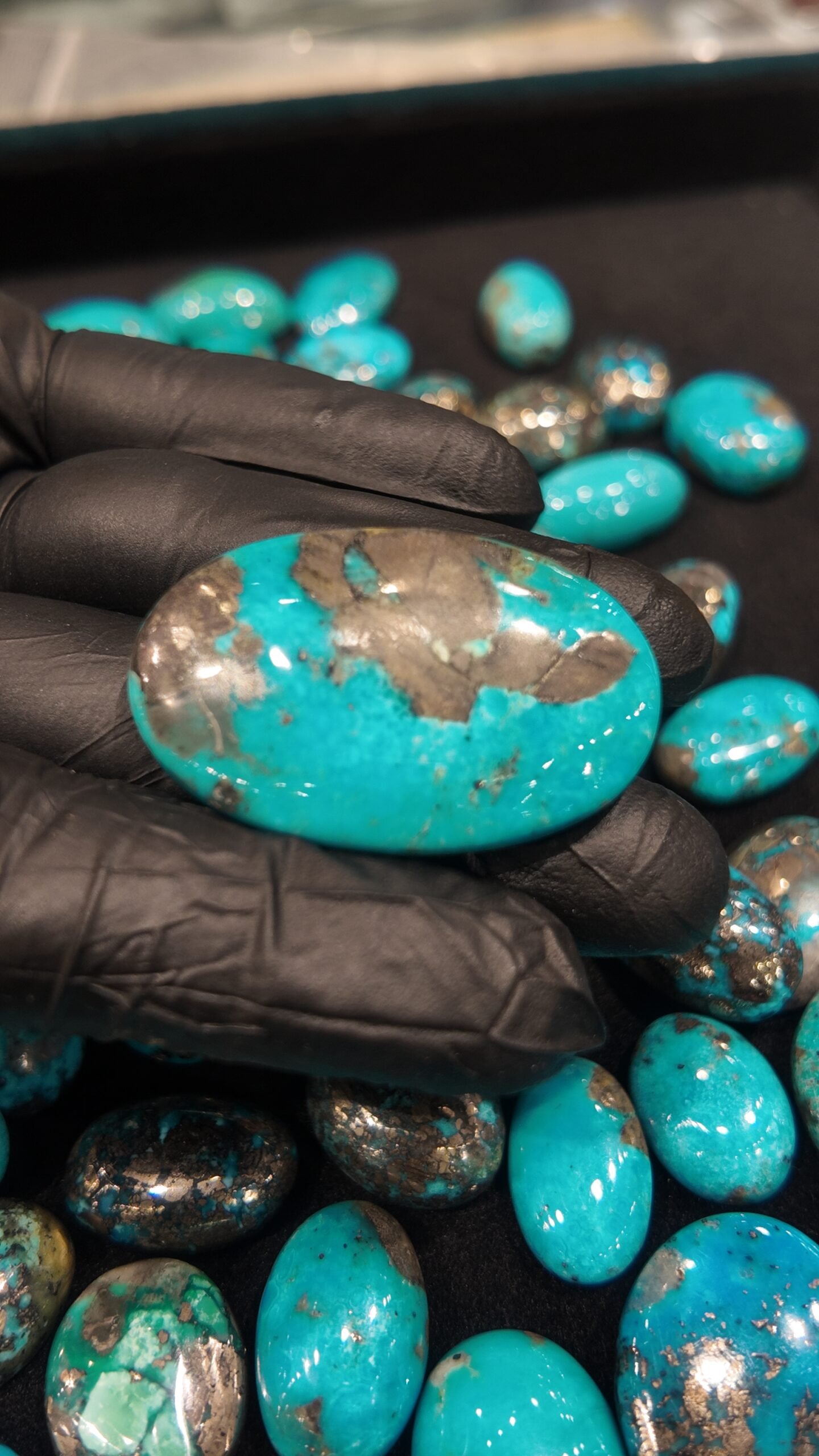 Natural Blue Irani Turquoise Gemstone - Image 2